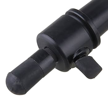 コントラバス用エンドピン　カーボン入り鉄　φ10mm 23cm 溝無し コントラバスエンドピン <BR>チタン